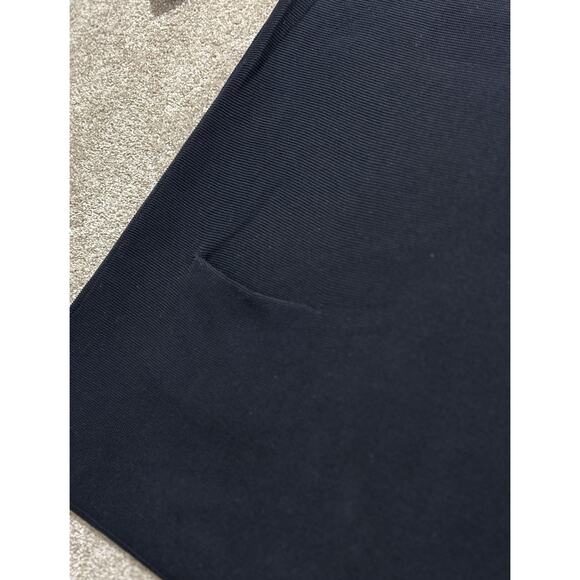 Cos Women’s Small A-line Sweater Knit Tunic Navy Pockets Cotton - Picture 5 of 9